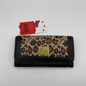 Sanrio Hello Kitty Leopard Wallet - New